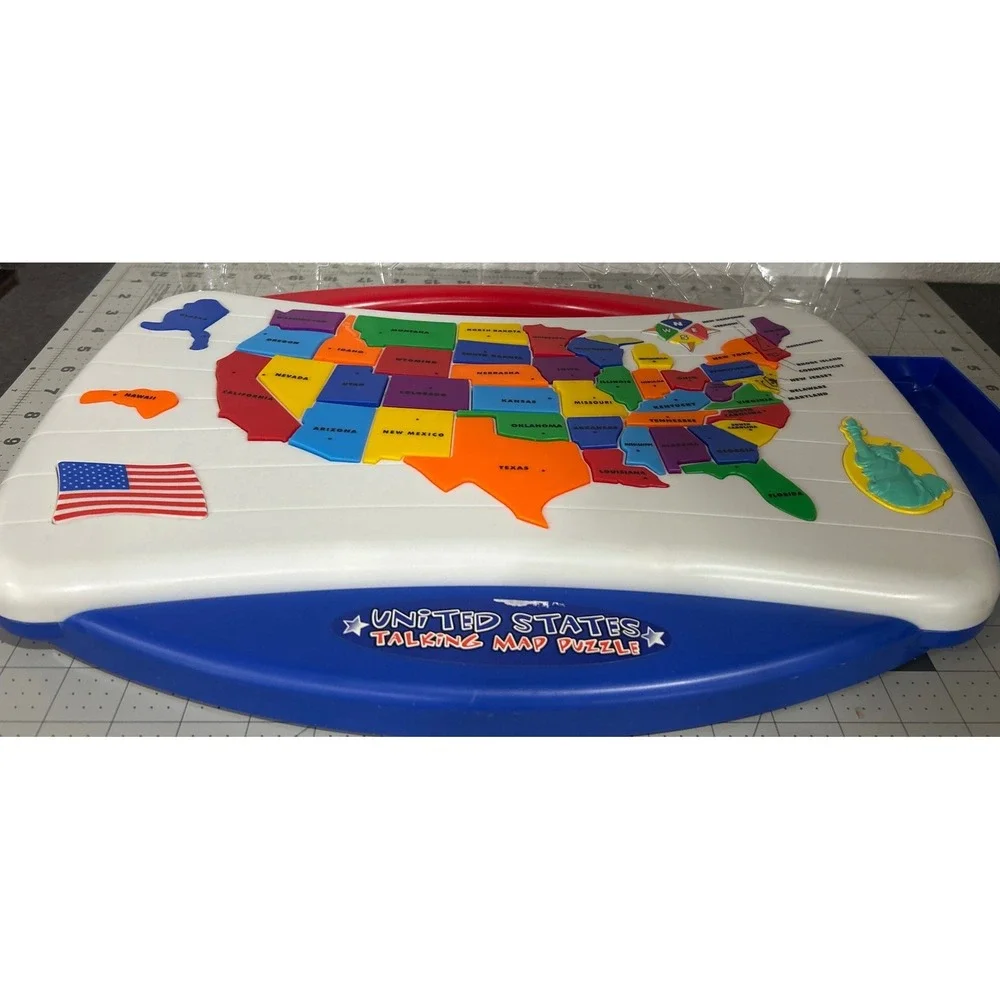 Tek Nek United States Talking Map Puzzle Educational Geography Toy Kids